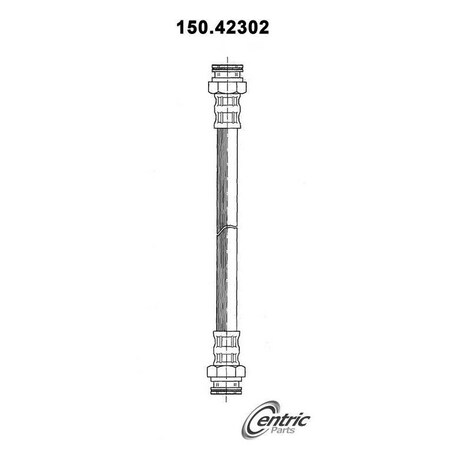 Centric Parts Brake Hose, 150.42302 150.42302